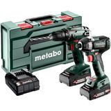 Metabo Combo Set 2.8.1 Bs 18 Akülü Matkap + SSD 18 Lt 200 Bl Akülü Vidalama + 2x 18V 2.0 Ah Akü + Şarj Cihazı - 685193000
