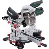 Metabo Gönye testere KGS 254 M (1450 W, çekme fonksiyonlu, maks. kesme genişliği 90°/45° 92/47 mm, maks. kesme derinliği 90°/45° 305x92 mm, tezgah genişletme + testere bıçağı dahil, lazer, LED