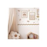 metadesign Boyanabilir ahşap duvar paneli çıtası CNC kesim (41 cm) ham mdf 41 x 6