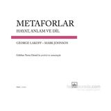 Metaforlar - George Lakoff Mark Johnson