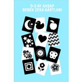 metafortoys 0-3 Ay Ahşap Bebek Zeka Kartları