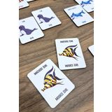 metafortoys 24 Parça Ahşap Denizaltı Zeka Kartları Eşleştirme Oyunu Ahşap Oyuncak