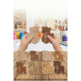metafortoys Ayıcık Boyama Aktivite Sanat Okul Öncesi Anaokulu Kreş Etkinlik seti 10lu
