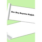 metafortoys Boş Dev Boyama Kağıdı 2 metre x 62 cm Kağıt Aktivite Rulosu
