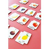 metafortoys Dikkat Ve Hafızayı Geliştiren Ahşap Meyveler Eşleştirme Kartları