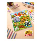 metafortoys Hayvanlar ve Yavruları Boyama Kitabı Cozy Book – 21x20 cm I Çocuklar ve Yetişkinler İçin