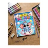 metafortoys Neşeli Hayvanlar Boyama Kitabı Cozy Book – 20x24 cm I 40 Görsel I Çocuklar ve Yetişkinler İçin