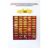 metafortoys Oyuncak Araba Rafı 50'li Temalı Sarı Kırmızı