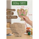 metafortoys Prenses Boyama Aktivite Sanat Okul Öncesi Anaokulu Kreş Etkinlik seti 10lu