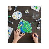 metafortoys Tavus Kuşu Boyama Aktivite Sanat Okul Öncesi Anaokulu Kreş Etkinlik seti 10lu