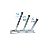 Metal 4 Adet Katlanabilir Sofra Ayağı - Masa Ayağı - Sini Ayağı 25 cm (+Vidaları)