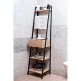 Metal Ahşap Çekmeceli Banyo Boy Dolabı, Banyo Düzenleyici , Çok Amaçlı Raf ,havluluk Banyo Organizer