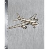 Metal Aircraft Engineering Notebook: Lined Notebook for Engineers, Aviation Fans Designers Notebook (110 Pages, 7.5" x 9.25")