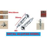 METAL ALÇIPAN DÜBEL-PARAŞÜT TİPİ METAL ALÇIPAN DÜBELİ 4 ADET