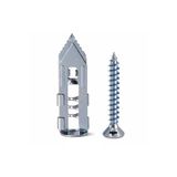 Metal Alçıpan Dübeli Turbolet Jilet Dubeli 40 Mm 4 Cm 4X45 Sunta Vidası Set 50 Adet