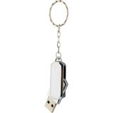 Metal Anahtar USB Flaş Bellek - 32 GB - Gümüş