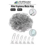Metal Ataç 28Mm 500 Lü 1 Paket Nikel Kaplama 20 Sayfa Kapasiteli Metal Ataş Ofis Okul Büro Dayanıklı Paslanmaz
