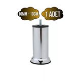 Metal Ayak Vidalı Pasolu Mobilya Yatak Koltuk Baza Ayağı(Metal)(10Cm - 12Cm)(Krom)(10Mm)(Vidalı) Krom 10Cm 10Cm - 1 Adet