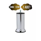 Metal Ayak Vidalı Pasolu Mobilya Yatak Koltuk Baza Ayağı(Metal)(10Cm - 12Cm)(Krom)(10Mm)(Vidalı) Krom 12Cm 12Cm - 1 Adet