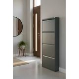 Metal Ayakkabılık 4'Lü Kilitli Model