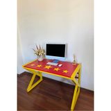 Metal Ayaklı Çalışma Masası Mdf - 120 cm - 60x120x74 - Renkli