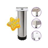 Metal Ayarlanabilir 12 Cm Krom Destek Ayagi Mobilya Kanepe Baza Koltuk Dolap Sehpa Tv Unitesi Ayagi