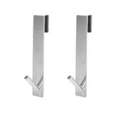 Metal Banyo Duşakabin İçin Dikey Askılık-al4836 2 Adet Gümüş