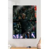 Metal Baskı, Atiba Hutchinson B.jk Bessiktas - Parlak Dekoratif Sporcu Duvar Tablosu