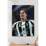Metal Baskı, Kenan Yıldız Juventus, Juve - Parlak Dekoratif Sporcu Duvar Tablosu