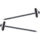 Metal Başlı Çatı Çivisi Onduline Çivisi 6cm 100 Adet