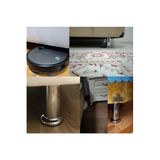 Metal Baza Koltuk Kanepe Sehpa Ayağı Krom 12 Cm 3/8" Kalın Diş 4'lü Krom