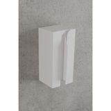 Metal Beyaz Güçlü Yapışkanlı Organizer Peçetelik,dispenser Mutfak Banyo Peçetelik MT107B - 001 - Beyaz - 0,5 ml
