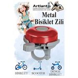 Metal Bisiklet Zili 1 Adet Scooter Zili Denge Zili Alümünyum Bisiklet Zili Bisiklet Süsü Korna Aksesuar