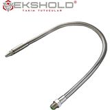 Metal Bor Yağı Hortumu Dış Dişli Erkek 3/8X700