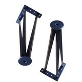 Metal Boru Ayak Kütük Masa Dresuar Kaşıklık Kitaplık Orta Sehpa Zigon Ayağı 45 Cm 2 Adet