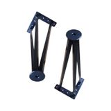 Metal Boru Ayak Kütük Masa Dresuar Kaşıklık Kitaplık Orta Sehpa Zigon Ayağı 50 Cm (2 Adet)