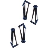 Metal Boru Ayak Kütük Masa Dresuar Kaşıklık Kitaplık Orta Sehpa Zigon Ayağı 50 cm (4 Adet)