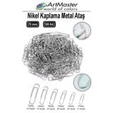 Metal Büyük Ataş 70 Mm 100 Lü 1 Paket Nikel Kaplama 55 Sayfa Kapasiteli Metal Ataş Ofis Okul Büro Dayanıklı Paslanmaz