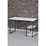 Metal Çalışma Masası Ofis Bilgisayar Laptop Masası - 73cm - Beyaz
