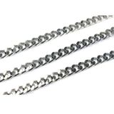 Metal Çanta ve Takı Zinciri 10 MM 1 Metre Gümüş
