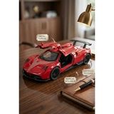 Metal Çek Bırak Oyuncak Araba Pagani Huayra Model 12cm Kapıları Açılan Spor Araba Diecast