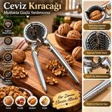 Metal Ceviz Kıracağı – Güçlü Yay Mekanizmalı Ergonomik Kuruyemiş Kıracağı