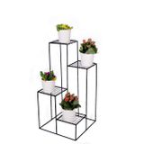 Metal Çiçeklik 4 Katlı İskandinav Saksılık Sehpası WD-217