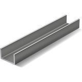 Metal Deposu Alüminyum U Profil 20X10MM Et Kalınlığı 1,5mm 30 cm Boy