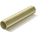 Metal Deposu Pirinç Sarı Boru Profil 25MM Çap 1mm Et Kalınlığı 30CM Boy