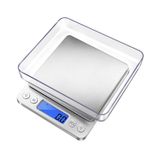 Metal Dijital Hassas Terazi Lcd Ekran Pilli 0.01 Gr Hassasiyet 500 Gram Tartım Mutfak Tartısı Ölçüm