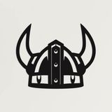 Metal Duvar Dekoru, Metal Viking Dekoru, Viking Kaskı, İskandinav Mitolojisi, Ev Ofis Dekorasyonu, Norveç Sanatı, Metal Duvar Sanatı (24" G x 19" Y / 60x49cm)