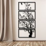 Metal Duvar Sanatı, Metal Duvar Dekoru, Hayat Ağacı, Panel Duvar Dekoru, Ev Ofisi Dekoru, Büyük Duvar Dekoru, Duvar Heykeli, Duvar Asma, Duvar Tabelası (35" G x 69" Y / 88x175cm)