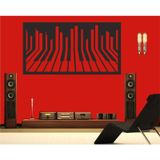 Metal Duvar Sanatı, Metal Piyano Duvar Sanatı, Müzik Dekoru, İç Dekorasyon, Ev Ofis Duvar Asmaları, Müziksever Hediyesi (30" G x 16" Y / 75x40 cm)