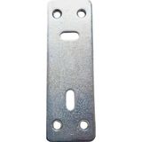 METAL DÜZ GÖNYE NO: 8 Çinko Renkli | ÖLÇÜLERİ 2x30x90 | 25 ADET